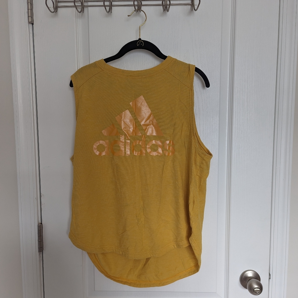 Yellow Adidas Muscle